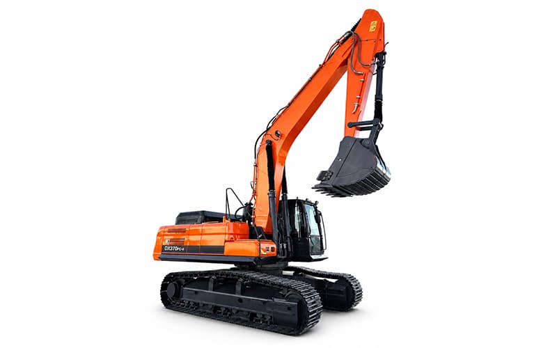 खनन मध्ये हार्ड रॉक च्या नेमसिस! DX370PC-9 (35.6-टन उत्खनन): एका दिवसात संपूर्ण खाण विभाग साफ करा.